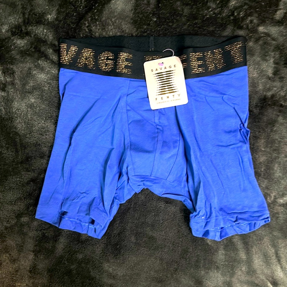 Men’s Savage x Fenty Blue underwear- x small - Picture 1 of 3